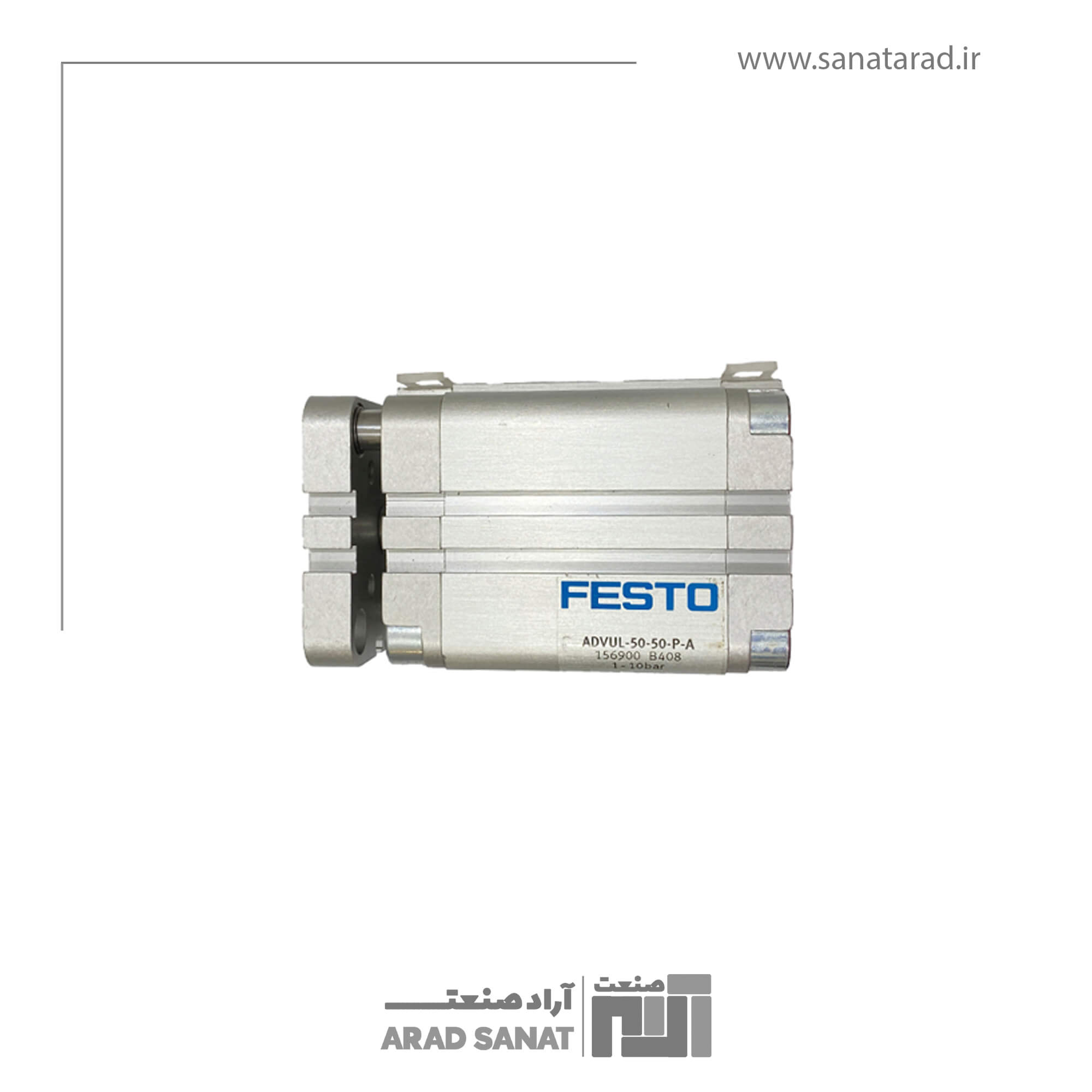 جک کامپکت پنوماتیک راهنمادار ADVUL-50-50-P-A