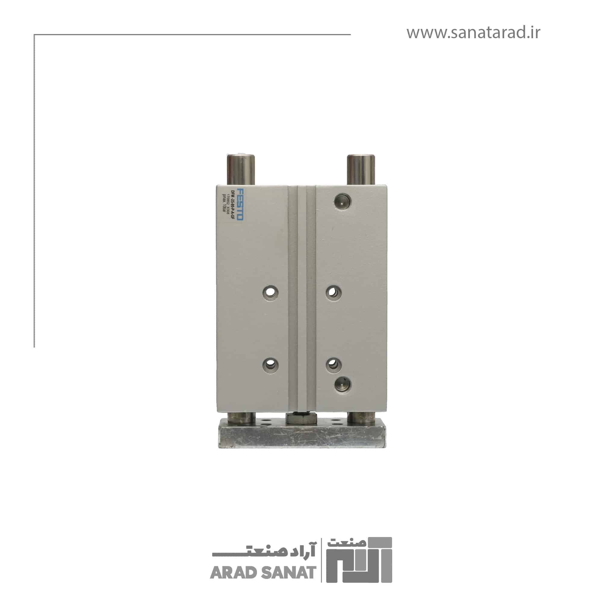 جک پنوماتیک کتابی فستو مدل DFM-25-80-P-A-GF